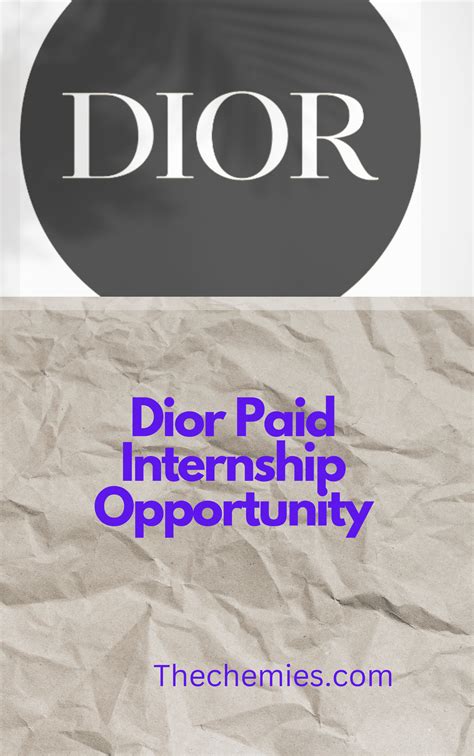 intern at dior